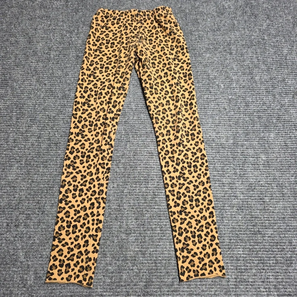 Old Navy Leopard Print Pajama Set Softest Tee and Leggings‎ Girl's Size XL 14-16